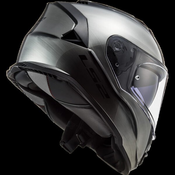 LS2 FF 800 Storm II Jeans Titanium Gloss Helmet - Image 3