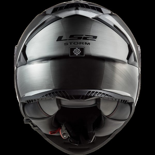 LS2 FF 800 Storm II Jeans Titanium Gloss Helmet - Image 7