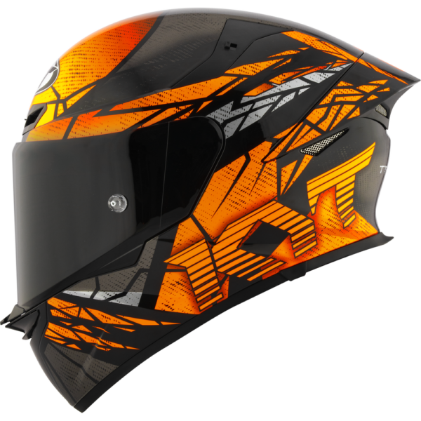 KYT TT-Revo Combustion Orange Helmet