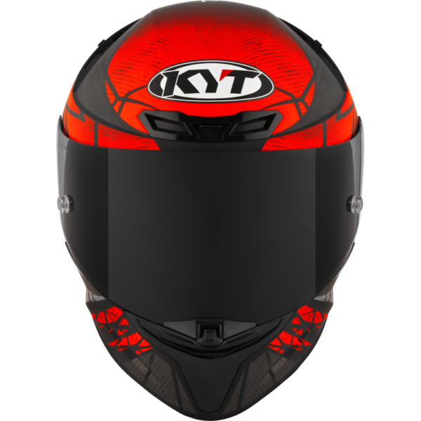 KYT TT-Revo Combustion Matt Red Helmet - Image 4