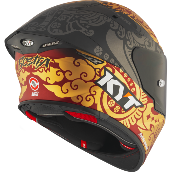 KYT TT-Revo Enea Indonesia Rep. 2023 Matt Helmet - Image 7