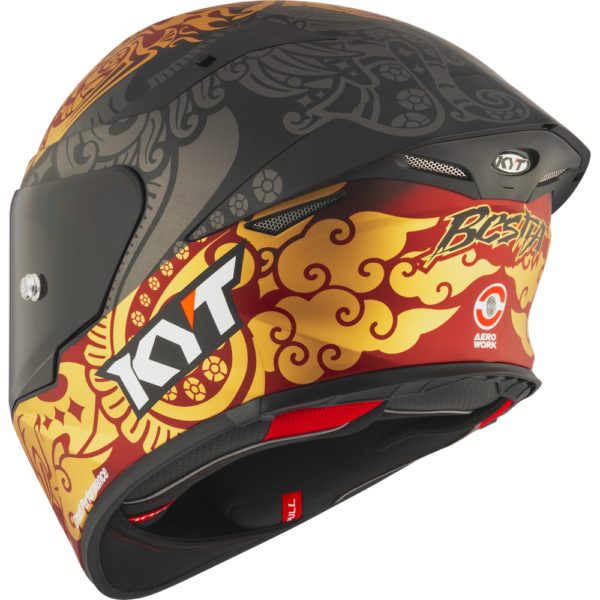 KYT TT-Revo Enea Indonesia Rep. 2023 Matt Helmet - Image 9