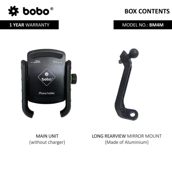 BOBO BM4M Jaw-Grip Bike Phone Holder - Image 4