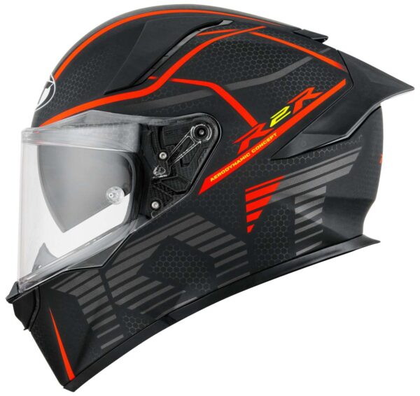 KYT R2R Pro Concept Matt Red Helmet