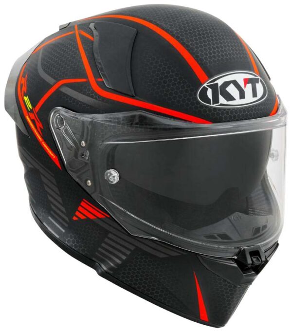 KYT R2R Pro Concept Matt Red Helmet - Image 3