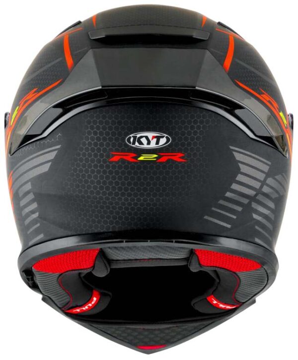 KYT R2R Pro Concept Matt Red Helmet - Image 4