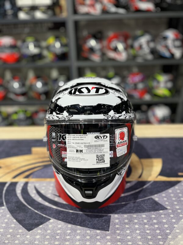 KYT Striker 2SV Neutron White Helmet - Image 5